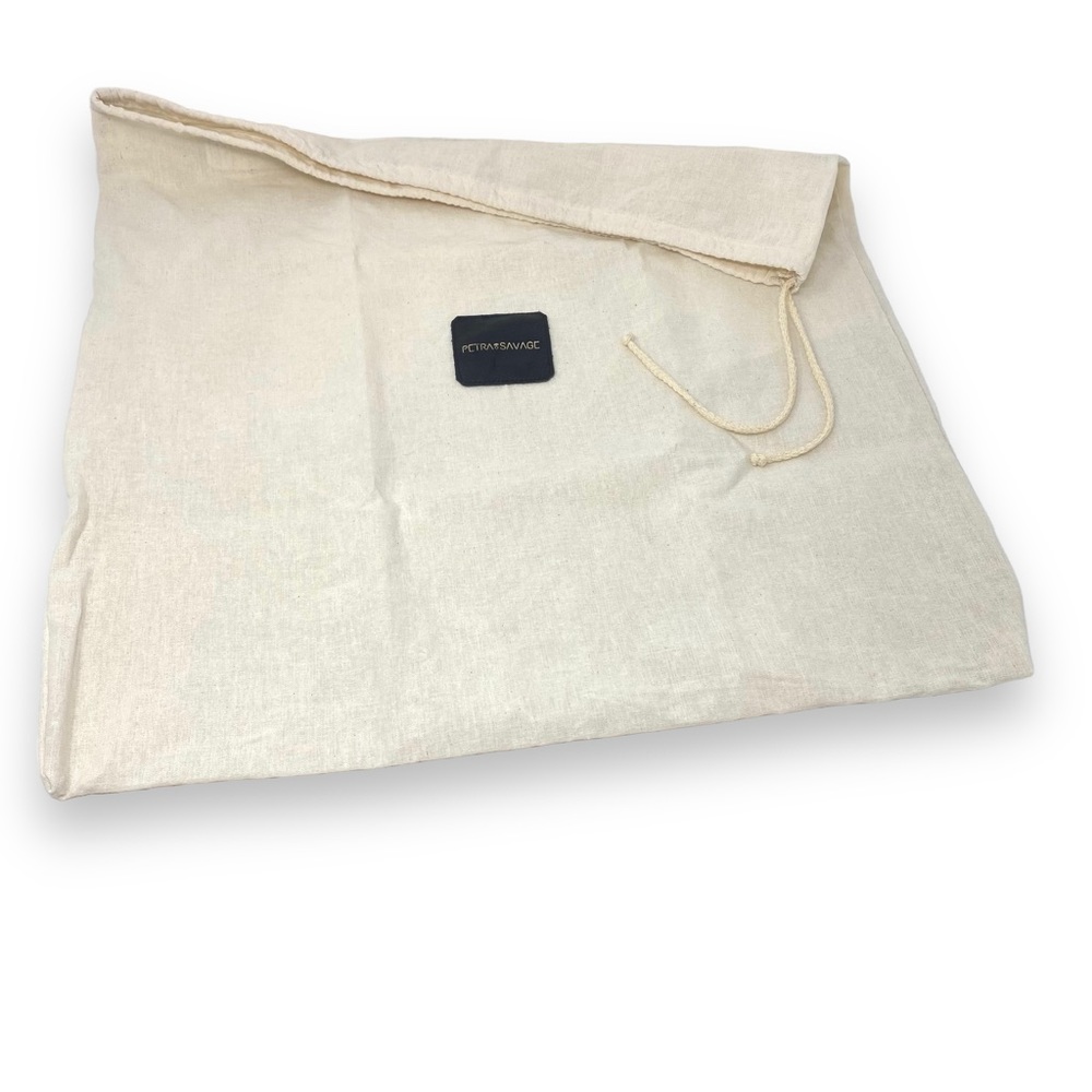 Petra Savage Logo Large Woven Draw String Dust Bag